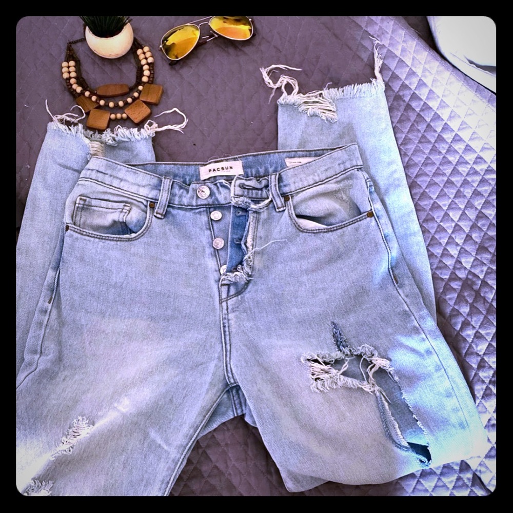 Pacsun Vintage Icon Distressed Jeans Sz 27
